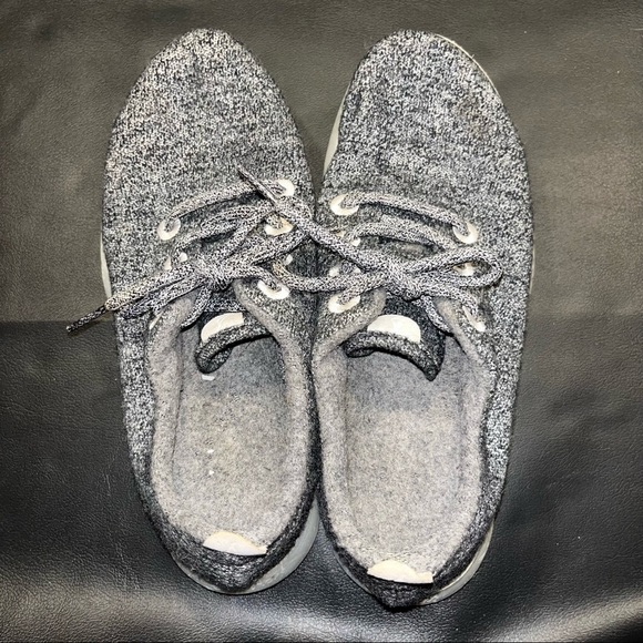 Allbirds The Wool Runners Grey Tennis Shoes Size Women 8 - Picture 2 of 7